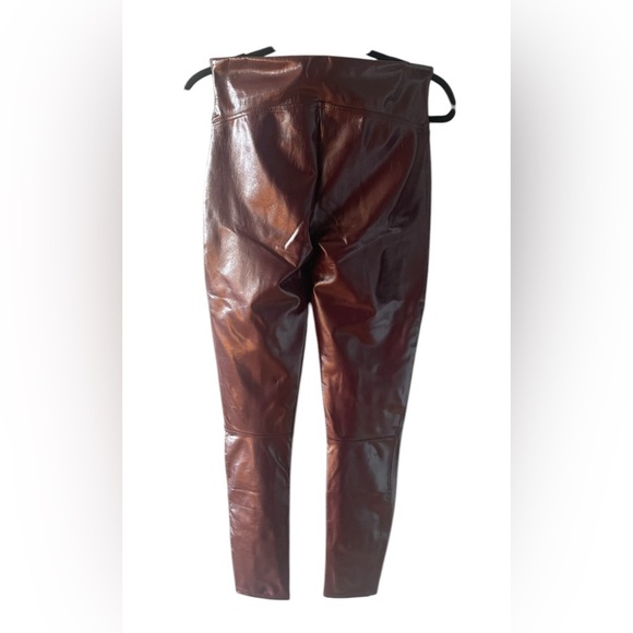 - SPANXshape Faux Leather patent leggings- size M - Picture 9 of 15